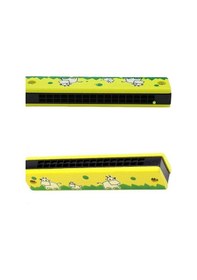 Resim Sevimli Sarı İnek Mızıka 16 Delik Sevimli Mızıka Enstürüman Montessori Eğitici Oyuncak Mızıka 