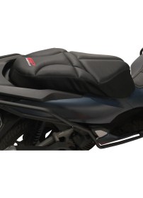 Resim GP Kompozit Honda PCX 125 / 150 2014-2026 Uyumlu Fileli Motosiklet Konfor Sele Kılıfı Siyah 