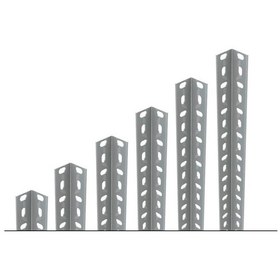 Resim 1 Adet Galvaniz Çelik Raf Profil Galvaniz-125 Cm-2.00 Mm Galvaniz 