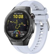 Resim Ekılıf - Huawei Watch Gt5 Pro 46mm Uyumlu - Kordon Silikon Kordon Strap Kayış Krd-130 - Buz Mavisi 