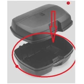 Resim Gıvı Z45fnm Çanta Alt Kabuk Komple E45 