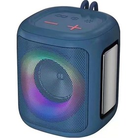 Resim A80 Taşınabilir Bluetooth Hoparlör: Su Geçirmez, Rgb Işık, Güçlü Bass, 5.2 Bt 