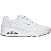 Resim Skechers UNO Beyaz Deri Erkek Günlük Spor Ayakkabı 