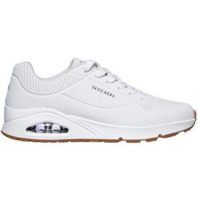 Resim Skechers UNO Beyaz Deri Erkek Günlük Spor Ayakkabı 