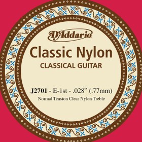 Resim D'Addario J2701 Classic Nylon Normal Tension Klasik Gitar Tek Tel (Mi) 
