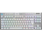 Resim Logitech G915 X Lightspeed Tkl Düşük Profilli Rgb Aydınlatmalı Gl Blue Pc/mac Için Kablosuz Ingilizce Q Oyun Klavyesi, Beyaz 