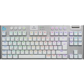 Resim Logitech G915 X Lightspeed Tkl Düşük Profilli Rgb Aydınlatmalı Gl Blue Pc/mac Için Kablosuz Ingilizce Q Oyun Klavyesi, Beyaz 