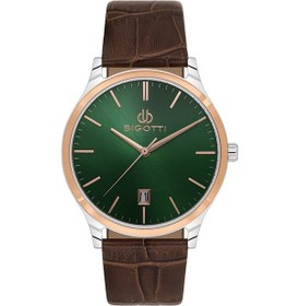 Resim Bigotti Erkek Kol Saati Esbg.b.10672-5 Deri Kordon 39 Mm Kasa Çapı Kahverengi 