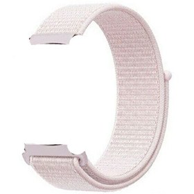 Resim Samsung Galaxy Gear S3 46 MM Kumaş Cırtcırt Velcro Pembe Kordon 
