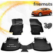 Resim Seat Ibiza 3D Paspas Havuzlu Siyah 2017 Sonrası 4 Prç N11.15306 