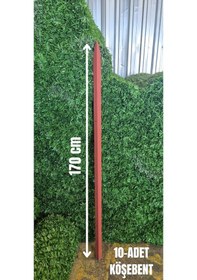 Resim Köşebent Demir Sivri Antipaslı- 40 X 40 -3mm 170 Cmyükseklik 10 Adet 