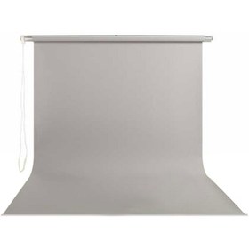 Resim Stil Fon 270CM x 300CM Sonsuz Gri Fon Perdesi Seti 