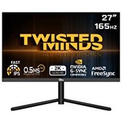 Resim Twisted Minds TM27QHD165IPS 27" QHD 2K 165 Hz 0.5 ms HDMI DP HDR400 Fast IPS RGB Gaming Monitör 