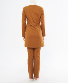Resim Genel Markalar Elegance Santana Kadın Tesettür Takım - Camel 