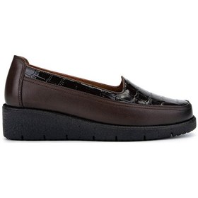 Resim Tamer Tanca Kadın Hakiki Deri Kahverengi Casual Ayakkabı 1095 0110 Bn Ayk Y25 Kahve Kahve 