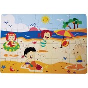 Resim CS-1282 YAZ AHŞAP YER PUZZLE 