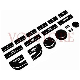 Resim Fiat Fiorino Teyp Tuş Takımı Pianoblack Parlak Siyah Maun Tuş 