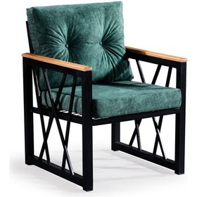 Resim Acelya 2+1+1+masa Bahçe Takımı,yesşil Yeşil 