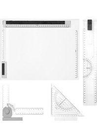 Resim Pazly Profesyonel A4 Çizim Tahtası - Kaygan Raylar Ve Hassas İşaretler 