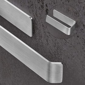 Resim Paslanmaz Çelik Havluluk/Yapışkanlı Sistem/Banyo Askısı/Havlu Askısı / 24cm 