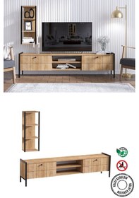 Resim Decormet Paola Tv Sehpası Safir Meşe Diğer 