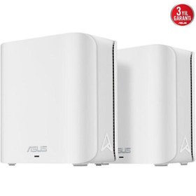 Resim ZenWiFi BD4 Çift Bantlı Wi-Fi 7 Mesh Sistemi Beyaz İkili Paket Router 