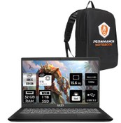 Resim MSI Modern 15 F13MG i5 1335U 32GB 1TB SSD 15.6\ FHD 60Hz FDOS Taşınabilir Bilgisayar & PER4 ÇANTA 