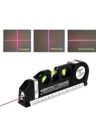 Resim Dashanshop Siyah Çok Amaçlı Lazer Seviye Kiti Hassas Ölçüm Çapraz Çizgi Hizalayıcı 