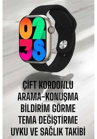 Resim Akıllı Saat Tema Değiştirme Uyku Ve Sağlık Takibi Bluetooth Bağlantılı 
