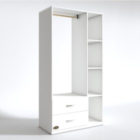 Resim Kenzlife giysi dolabı hülagü 175*90*40 byz gardırop 2 çekmeceli 