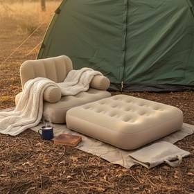 Resim robo Kendi Kendine Şişen Tek Kişilik Şişme Koltuk 