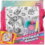Resim Nessiworld Pretty Pinky Boyanabilir Desenli Unicorn Sırt Çantası 