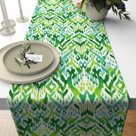 Resim Evmila İkat Desenli Runner Modeli - 40x140 cm 