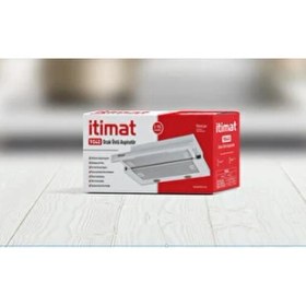 Resim İtimat Beyaz Itimat Çift Motor Sürgülü Aspiratör 450 m3/h Emiş Gücü 