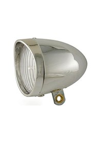 Resim Jy - 514 Bisiklet Ön Far Klasik Model Kromajlı Beyaz 