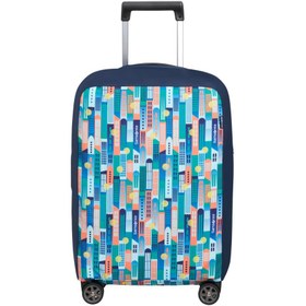 Resim Samsonite Ta Revolution Lacivert Desenli Valiz Kılıfı (S) 
