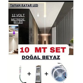Resim Tavan Akışkan Piksel Kayar Led Sistemi 12 Volt Kit / 10 Metre /4000k Doğal Beyaz 