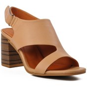 Resim Venüs 2108502y Nude Hakiki Deri Kadın Topuklu Sandalet 001 