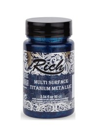 Resim Rich Multi Surface Titanium Metalik Boya 90 Cc. N 2568 Lacivert N11.837 