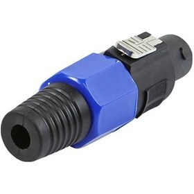 Resim Hq Speed 4 Pin Speakon Twist Konnektör Hoparlör Jack (100 Adet) 