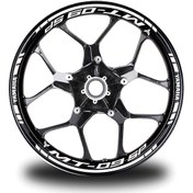 Resim Beyaz Yamaha Mt 09 Sp Takım Jant Sticker Etiket 