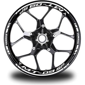 Resim Beyaz Yamaha Mt 09 Sp Takım Jant Sticker Etiket 