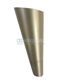Resim Konik Açılı Koltuk Kanepe Ve Dolap Ayağı Ekru Beyaz 15 Cm 
