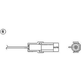 Resim NGK 91106 LAMBDA SENSÖRÜ 93- ASTRA.F-CORSA.B-TIGRA 1.4 8V *C14NZ* 