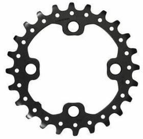 Resim SHIMANO Deore FC-M617 - 64MM Bcd 24T Aynakol Dişlisi Yaprak 