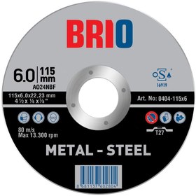 Resim Brio Taşlama Taşı 115x6 10'lu 