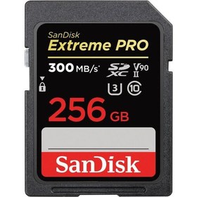 Resim SanDisk 256GB Extreme PRO UHS-II SDXC V90 Hafıza Kartı 