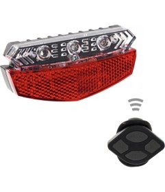 Resim Epic Bisiklet Wireless Pilli Arka Lamba Sağ Sol Sinyal 