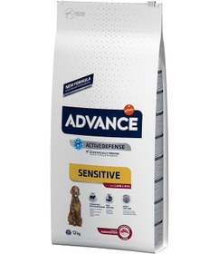 Resim Advance Kuzu Etli ve Pirinçli Hassas Yetişkin Köpek Maması 12 KG 