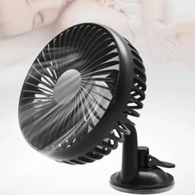 Resim Mobile Araç Tır Kamyon Vantuzlu Vantilatör Fan Soğutucu 12V-24V Siyah 